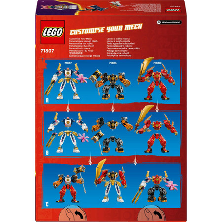 LEGO Ninjago Ruchomy Mech Żywiołu Technologii Sory 71807 Sora i wojownik