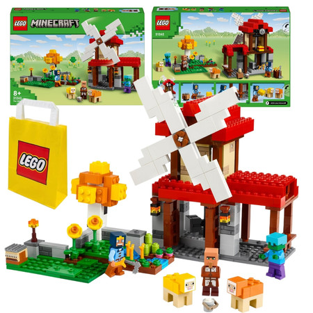 LEGO Minecraft 21262 Farma z wiatrakiem