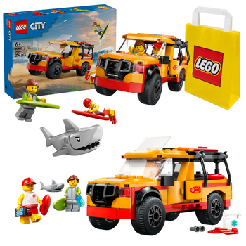 LEGO CITY 60453 Furgonetka ratowników plażowych Miasto Plaża Pojazd