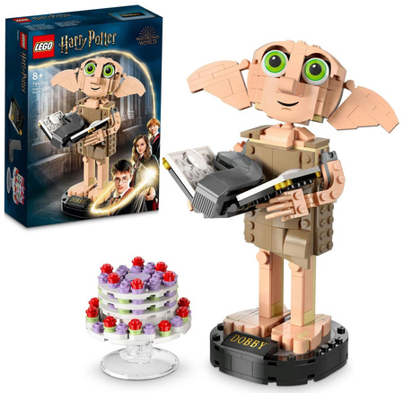 LEGO Harry Potter 76421 Figurka Zgredek skrzat lewitujące ciasto Pamiętnik