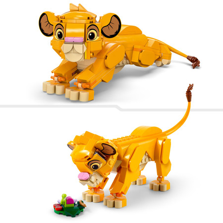 LEGO Disney 43243 Król Lew lwiątko Simba Lew Simba z Króla Lwa
