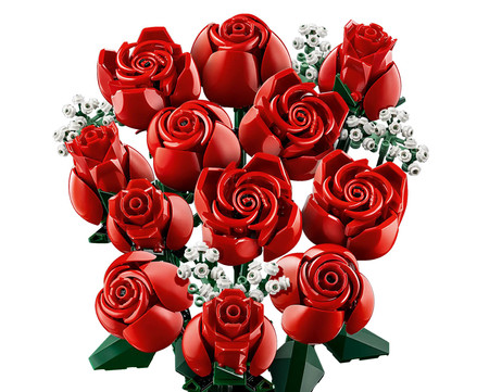 LEGO ICONS 10328 Bukiet róż 12 Czerwonych Róż Kwiaty kwiatki Botanical