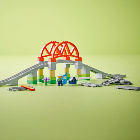 LEGO Duplo 10426 Most kolejowy i tory - zestaw rozszerzający