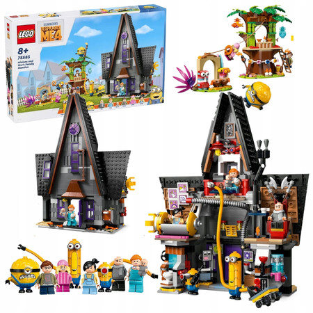 LEGO Despicable Me 4 Minionki Rodzinna Rezydencja Gru i Minionków 75583