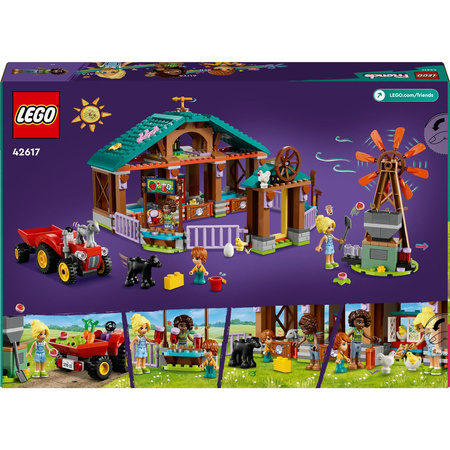 LEGO Friends 42617 Farma Traktor Wiatrak Zwierzęta Figurki + Akcesoria