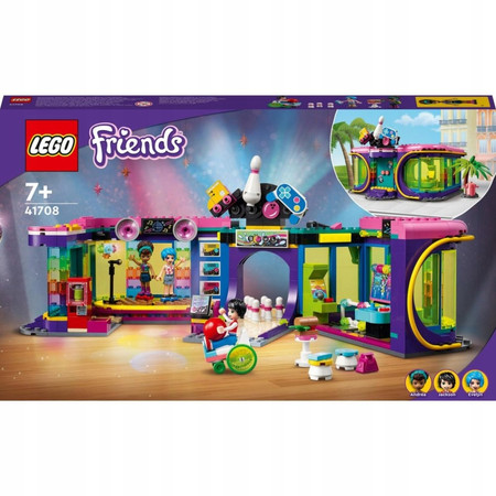 LEGO Friends 41708 Automat w dyskotece Kręgielnia Strefa Gier 3 Figurki