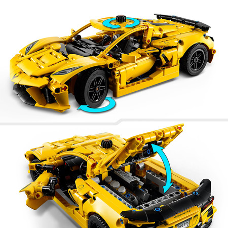 LEGO Technic 42205 Chevrolet Corvette Stingray Samochód Sportowy