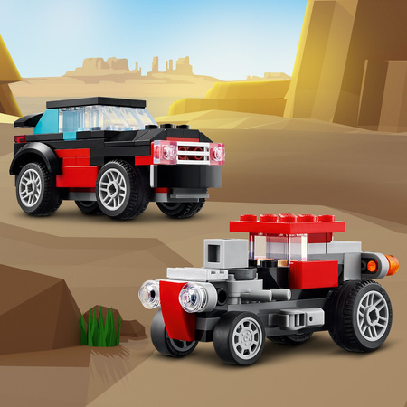 LEGO Creator 3in1 31146 Samochód Ciężarówka helikopter Cysterna SUV Samolot