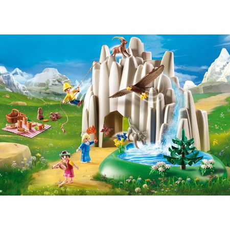 PLAYMOBIL HEIDI 70254 Kryształowe Jezioro Wieś Góry