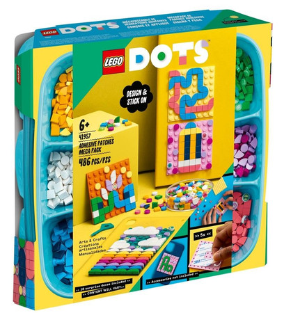 LEGO Dots 41957 Megazestaw nalepek Dekoracja Ozdoba