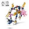 LEGO Ninjago Ruchomy Mech Żywiołu Technologii Sory 71807 Sora i wojownik