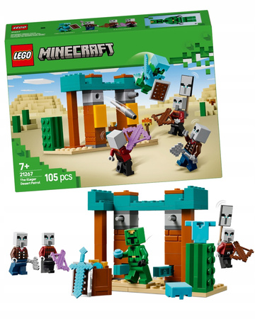 LEGO Minecraft 21267 Pustynny patrol złosadników