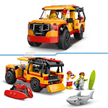 LEGO CITY 60453 Furgonetka ratowników plażowych Miasto Plaża Pojazd
