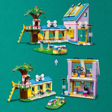LEGO Friends 41727 Centrum Ratunkowe Dla Psów Recepcja Gabinet TorPrzeszkód