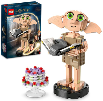 LEGO Harry Potter 76421 Figurka Zgredek skrzat lewitujące ciasto Pamiętnik