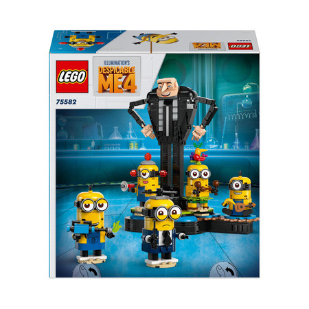 LEGO Minionki 75582 Figurka Gru i Minionki z Klocków Despicable ME 4