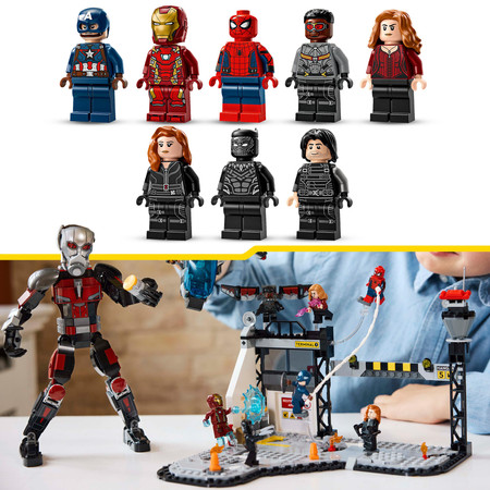 LEGO Super Heroes 76314 Marvel Kapitan Ameryka Wojna bohaterów Bitwa