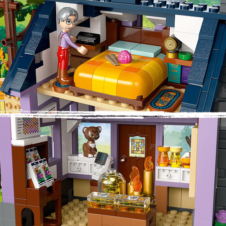LEGO Friends 42669 Dom pszczelarza i Ogród Kwiatowy Ul Pszczoły Miód Kwiaty