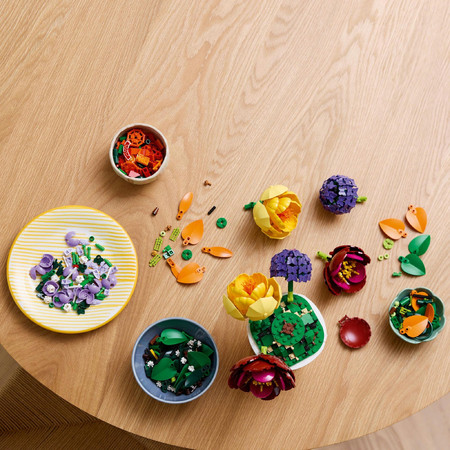 LEGO ICONS 10345 Botanicals Kwiatowa Kompozycja Kwiaty Rośliny Bukiet
