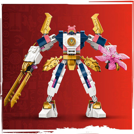 LEGO Ninjago Ruchomy Mech Żywiołu Technologii Sory 71807 Sora i wojownik