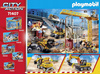 Playmobil City Action 71407 Koparka z obrotowym korpusem, łyżką i podporami