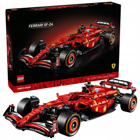 LEGO Technic 42207 Bolid F1 Ferrari SF-24 Car Auto wyścigowe