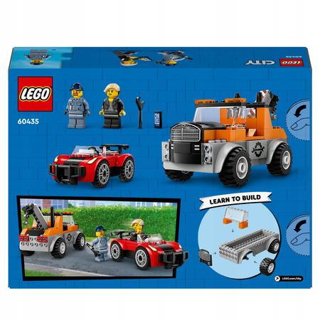 LEGO City 60435 Samochód pomocy drogowej i naprawa sportowego auta