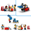 LEGO City 60440 Żółta Ciężarówka Dostawcza Samochód Wózek Widłowy 4 Figurki