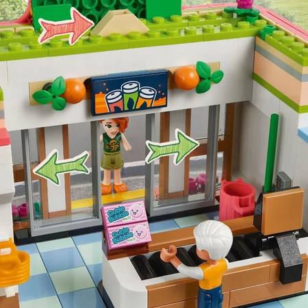 LEGO Friends 41729 Sklep spożywczy z żywnością eko