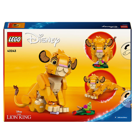 LEGO Disney 43243 Król Lew lwiątko Simba Lew Simba z Króla Lwa