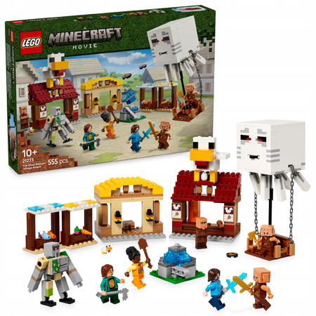 LEGO Minecraft 21273 Atak balonowego Ghasta na wioskę Balon diabła Nowość
