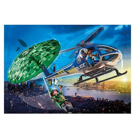 OUTLET Playmobil City Action 70569 Ucieczka ze spadochronem Policja Helikopter