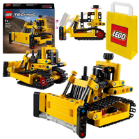 LEGO Technic Ciężki buldożer 42163 Spychacz model na gąsienicach Budowa