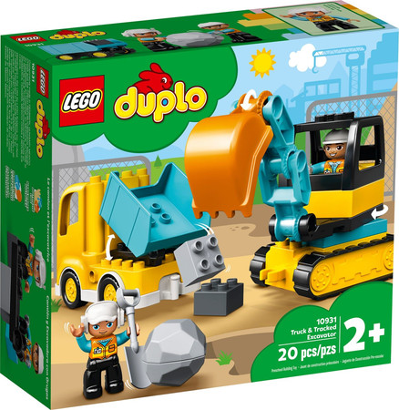 OUTLET LEGO Duplo 10931 Ciężarówka i koparka gąsienicowa