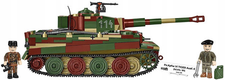Klocki COBI 3124 Czołg PZKPFW VI TIGER AUSF.E 2IN1 862KL 114