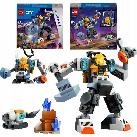 LEGO City 60428 Ruchomy Kosmiczny Mech Robot Kosmos Figurka Lego Space