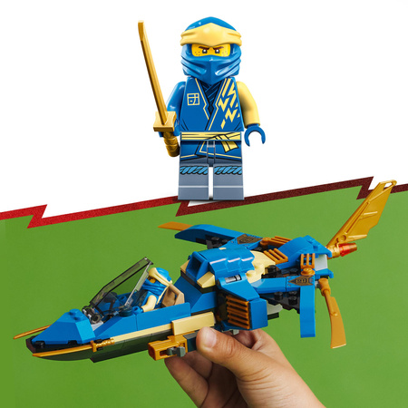 OUTLET LEGO Ninjago Odrzutowiec ponaddźwiękowy Jay’a EVO Samolot Ninja 71784