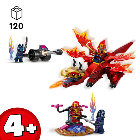 LEGO Ninjago Smocza Bitwa Kaia 71815 Ruchomy Smok + 4 Figurki Pojazd Działo