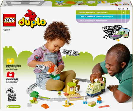 LEGO Duplo 10427 Przygoda Interaktywny Pociąg Dworzec Kolejowy Dźwięki 2+