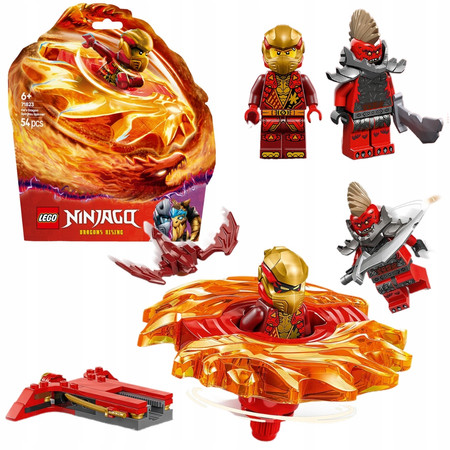 LEGO Ninjago 71823 Smoczy spinner Spinjitzu Kaia Wyrzutnia