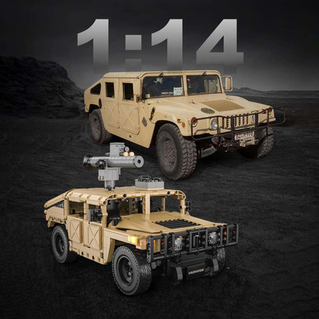 Klocki CaDa Samochód Auro Humvee Off-Roader 628EL C51202W Zdalnie Sterowany