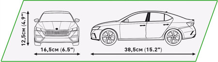 Polskie Cobi Samochód Skoda Octavia Duży 2405 el. 24343