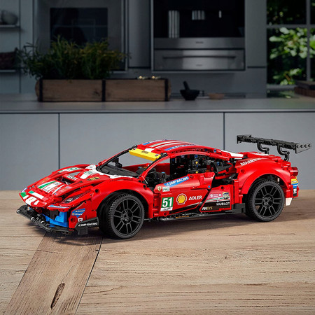 LEGO Samochód Wyścigowy Ferrari 488 GTE Duży 1682e 42125