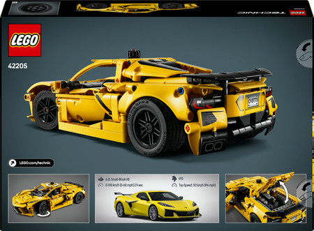 LEGO Technic 42205 Chevrolet Corvette Stingray Samochód Sportowy