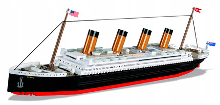 Klocki Cobi Statek RMS Titanic 1929 1: 450 722 Elementy Polski Produkt