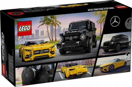 LEGO Speed 2x Samochód 76924 Mercedes-AMG G 63 i Mercedes-AMG SL 63 Auto