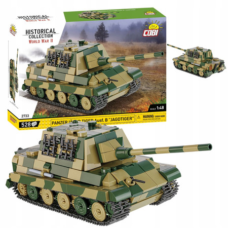 Klocki COBI 2733 Niszczyciel czołgów Panzerjäger Tiger Ausf.B Jagdtiger