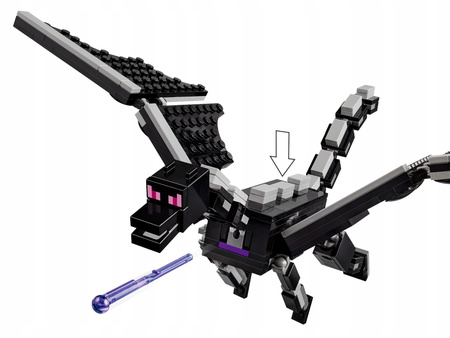 LEGO Minecraft 21264 Ruchomy Smok Kresu i Statek Kresu Enderman Rycerz