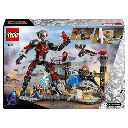 LEGO Super Heroes 76314 Marvel Kapitan Ameryka Wojna bohaterów Bitwa