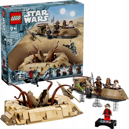 LEGO 75396 Star Wars - Pustynna barka i jama sarlacca Łódź Gwiezdne Wojny
